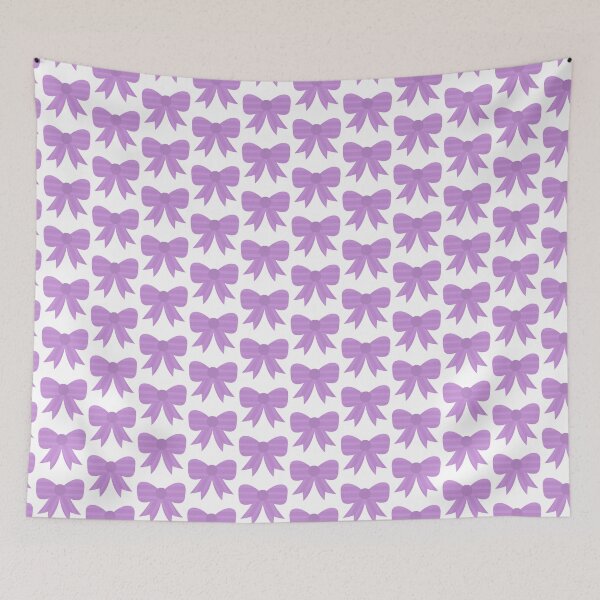 Item preview, Lavender Striped Pastel Bow designed and sold by Bliss Studio.