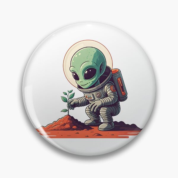 Artikelvorschau, Außerirdischer auf dem Mars entworfen und verkauft von PrintLabStudio.
