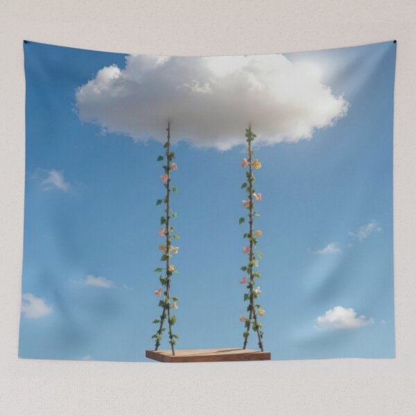 Item preview, Swing Hanging From a Cumulus Cloud designed and sold by Maria Dryfhout.