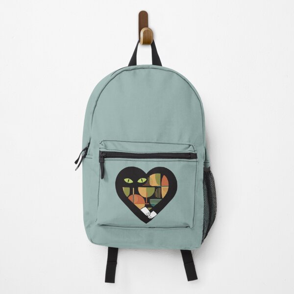 Item preview, Mid Century Heart and Black Cat in Love designed and sold by SawaOne.