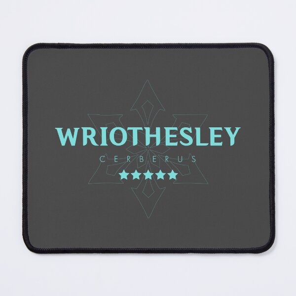 Item preview, Genshin Wriothesley Nameplate designed and sold by NeonSunsetMedia.