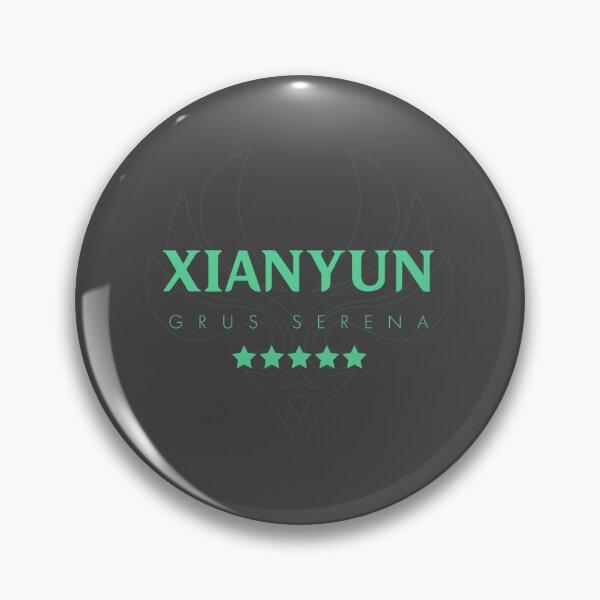 Item preview, Genshin Xianyun Nameplate designed and sold by NeonSunsetMedia.