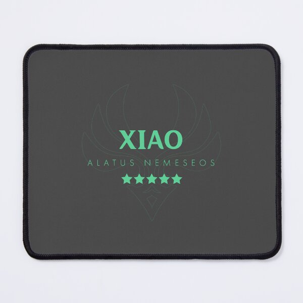 Item preview, Genshin Xiao Nameplate designed and sold by NeonSunsetMedia.
