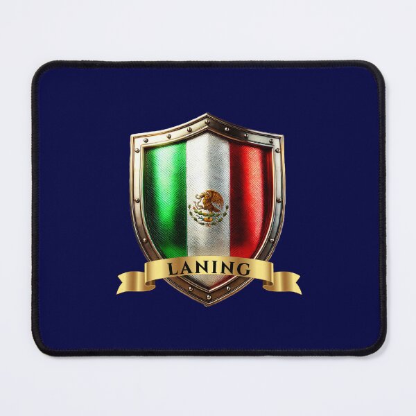 Item preview, Laning Mexican Heritage Crest Shield designed and sold by Highlandkings.