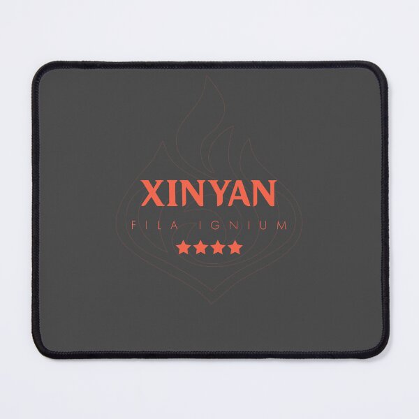 Item preview, Genshin Xinyan Nameplate designed and sold by NeonSunsetMedia.