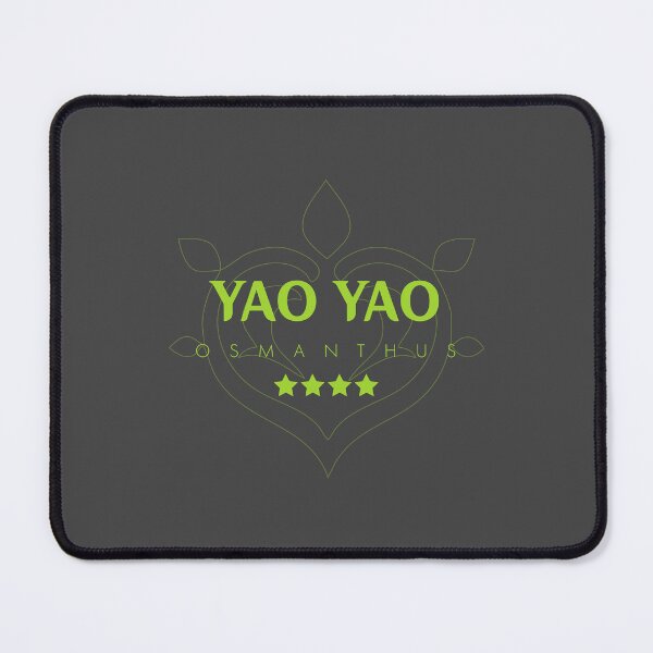 Item preview, Genshin Yao Yao Nameplate designed and sold by NeonSunsetMedia.