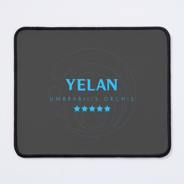 Item preview, Genshin Yelan Nameplate designed and sold by NeonSunsetMedia.
