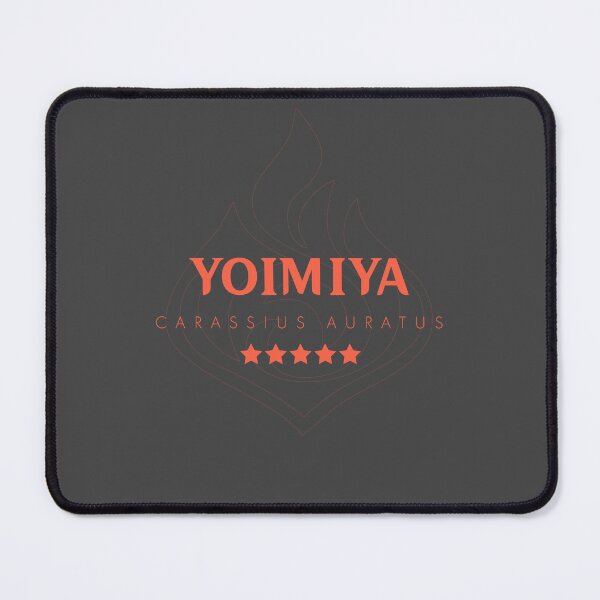 Item preview, Genshin Yoimiya Nameplate designed and sold by NeonSunsetMedia.