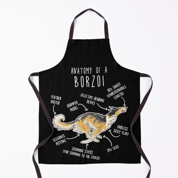 Item preview, Gold Sable Borzoi Dog Anatomy designed and sold by Clara Hollins.