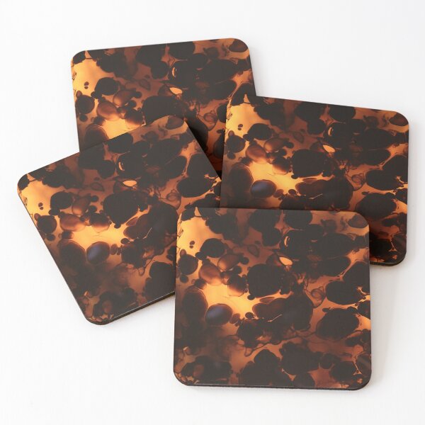 Item preview, Tortoiseshell Amber Smoke Pattern in Warm Brown and Black designed and sold by trajeado14.