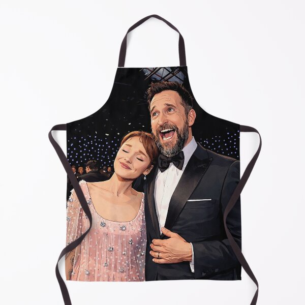 Item preview, Noah Wyle and Ariana having fun and laughing (fan art) designed and sold by PopCultureAndStuff.
