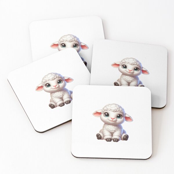 Item preview, Cute and adorable baby farm sheep, lamb designed and sold by susybetty.
