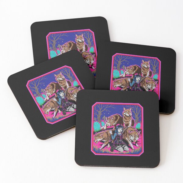 Item preview, Alternative Goth Girl with Wolf Pack Aesthetic designed and sold by TeeARTHY.