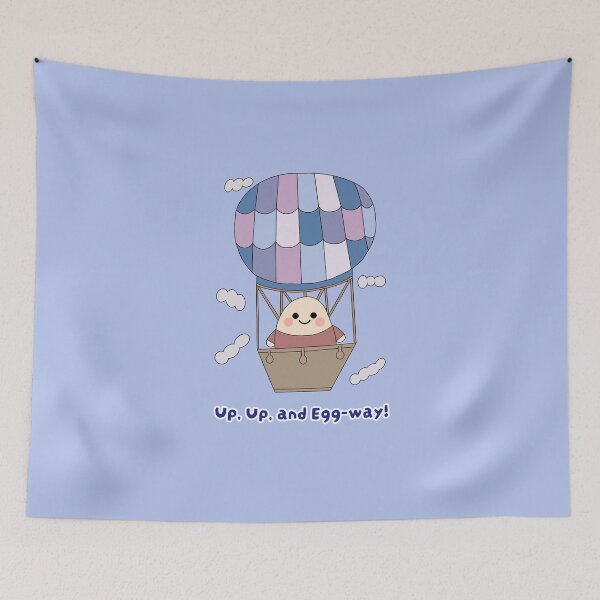 Item preview, Up, Up, and Egg-way! designed and sold by PandaVibe Prints.
