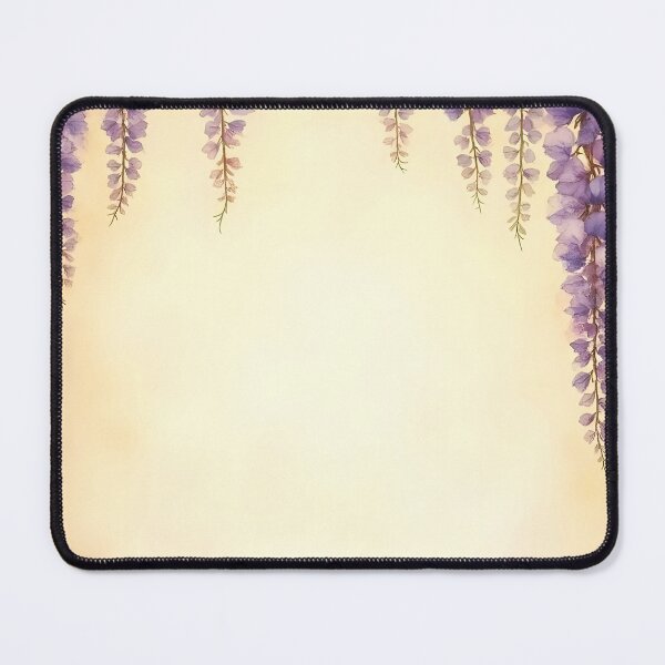 Item preview, Antique Wisteria Dreams – Purple Watercolor on Aged Paper designed and sold by EmeraldeaArt.
