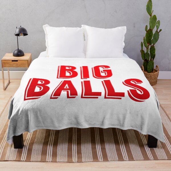 Item preview, Big Balls, Red Pop-Up Typography designed and sold by Memes N Lore .