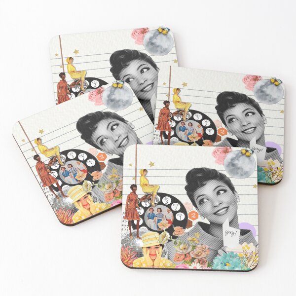 Item preview, Retro Crafty Girl Collage Illustration designed and sold by The-Reset-Girl.