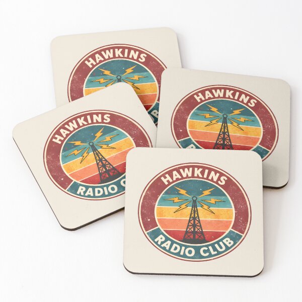 Item preview, Retro Radio Club Emblem - Vintage Radio & Signal Tower Design designed and sold by ExpertEsche.