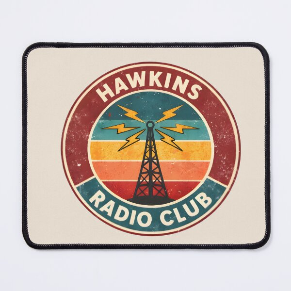 Item preview, Retro Radio Club Emblem - Vintage Radio & Signal Tower Design designed and sold by ExpertEsche.