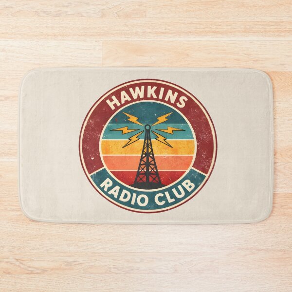 Item preview, Retro Radio Club Emblem - Vintage Radio & Signal Tower Design designed and sold by ExpertEsche.