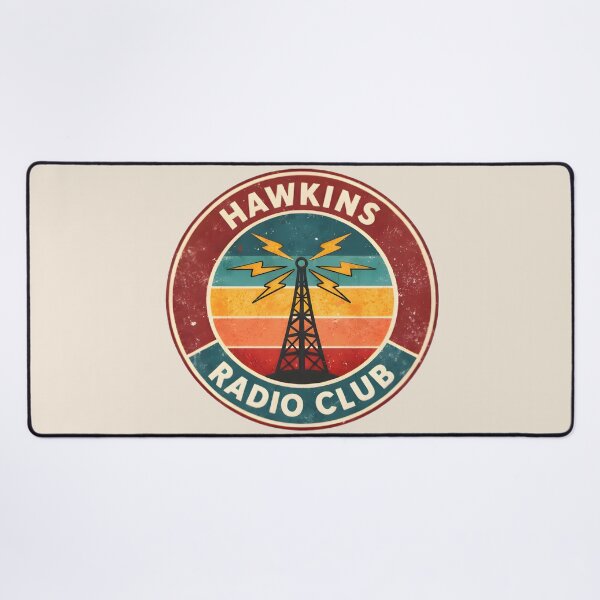 Item preview, Retro Radio Club Emblem - Vintage Radio & Signal Tower Design designed and sold by ExpertEsche.