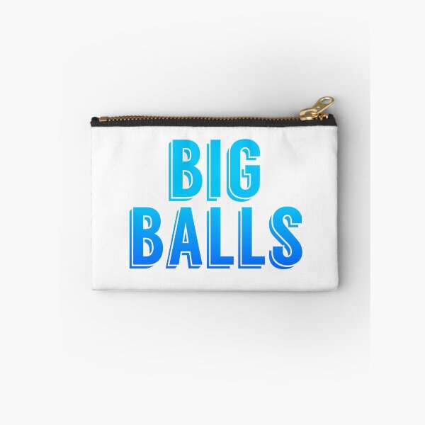 Item preview, Big Balls, Blue Pop-Up Typography  designed and sold by Memes N Lore .