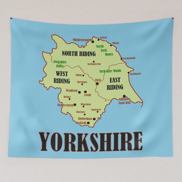 Item preview, Yorkshire Map designed and sold by Beery.