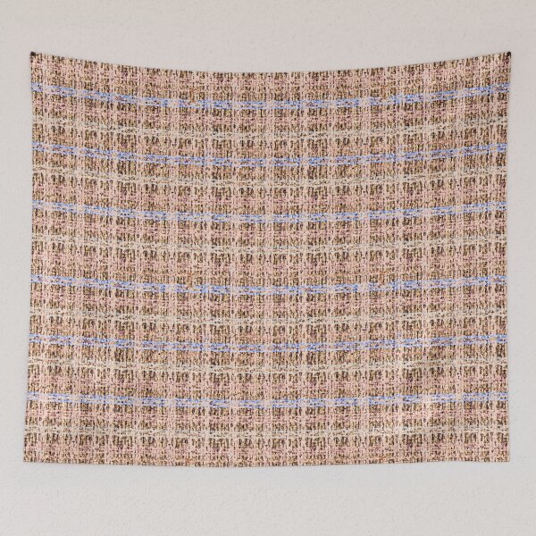 Item preview, Neutrals & Cerulean Blue Chanel Inspired Illusion Tweed designed and sold by LoveAlways-AEP.