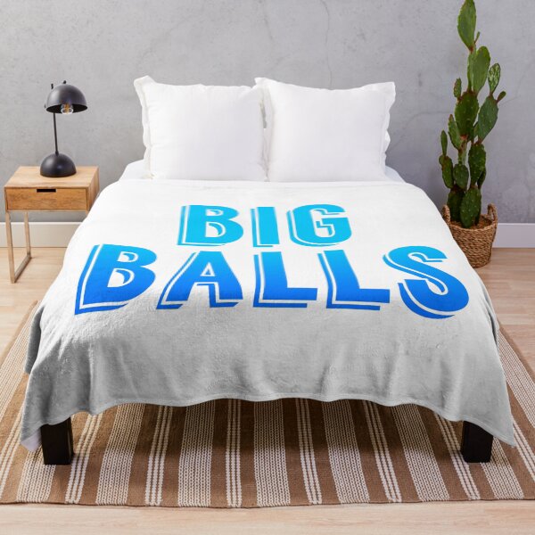 Item preview, Big Balls, Blue Pop-Up Typography  designed and sold by Memes N Lore .