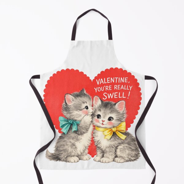 Item preview, Vintage Kittens You're Really Swell Retro Valentine designed and sold by cafesh0p.