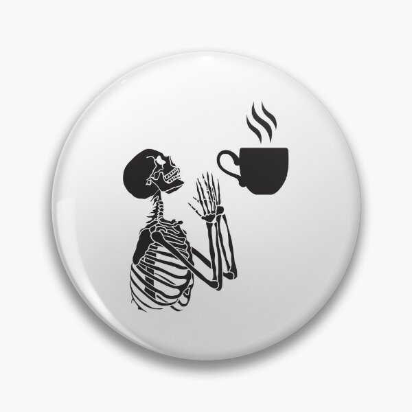 Item preview, Skele coffee (Black) designed and sold by CrazyLeon.