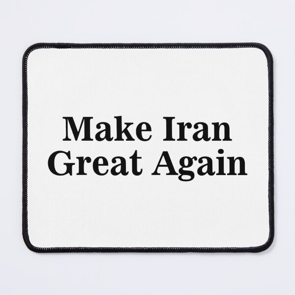 Item preview, make iran great again black designed and sold by ramwebroom.