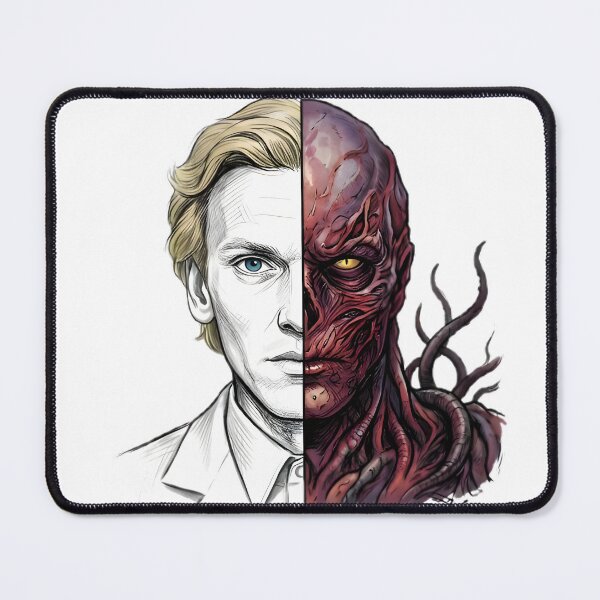 Item preview, The Other Side Is Watching – Split Reality Horror Portrait designed and sold by ExpertEsche.