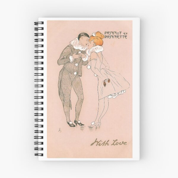 Item preview, Vintage "Pierrot Et Pierrette" Valentine's Postcard (1904) designed and sold by Douglas E. Welch Design and Photography.