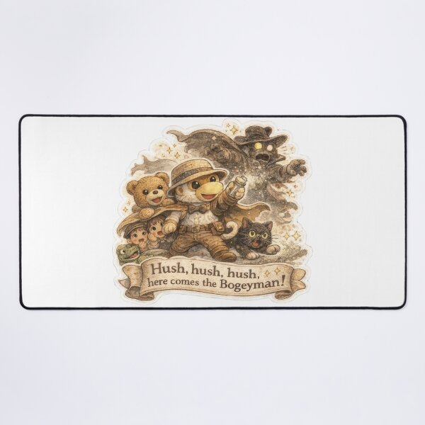 Item preview, Hush, hush, hush, here comes the Bogeyman by Koko designed and sold by Koko The Proboscis Monkey.