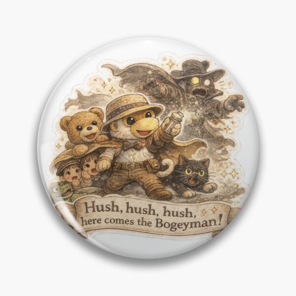 Item preview, Hush, hush, hush, here comes the Bogeyman by Koko designed and sold by Koko The Proboscis Monkey.