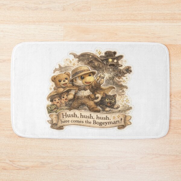 Item preview, Hush, hush, hush, here comes the Bogeyman by Koko designed and sold by Koko The Proboscis Monkey.