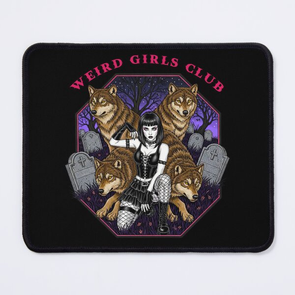 Item preview, Weird girls Club Gothic Woman with Wolf Pack in Graveyard designed and sold by TeeARTHY.