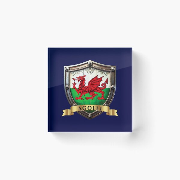 Item preview, Agolli Welsh Heritage Crest Shield designed and sold by Highlandkings.