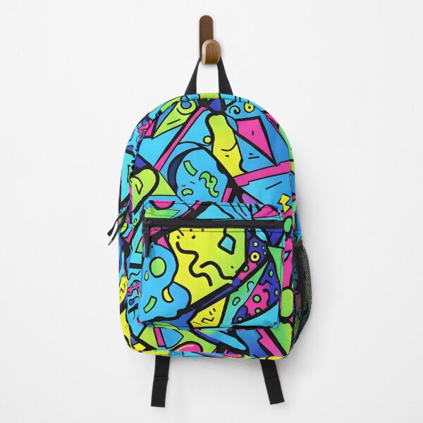 Item preview, Neon Psychedelic Graffiti Collage Pattern designed and sold by Brendan Arthur Ring.