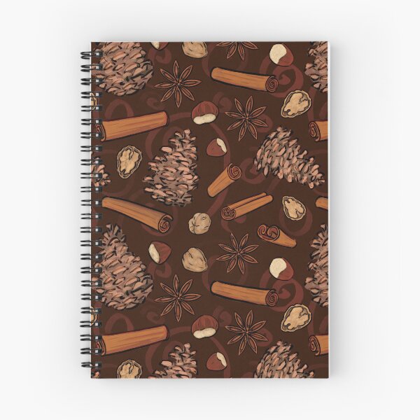 Aperçu de l'œuvre Vacances de Noël Cannelle Épices noires créée et vendue par EmmaSB-Designs.