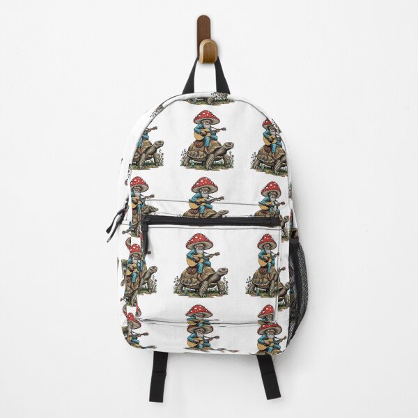 Item preview, Mushroom Wizard Playing Guitar on Giant Tortoise designed and sold by TeeARTHY.