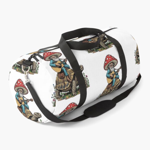 Item preview, Mushroom Wizard Playing Guitar on Giant Tortoise designed and sold by TeeARTHY.