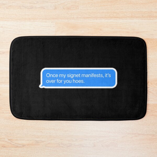 Item preview, Once My Signet Manifests Sticker | Fourth Wing Inspired iMessage Meme | Dragon Rider Booktok Humor designed and sold by theliteraryedit.