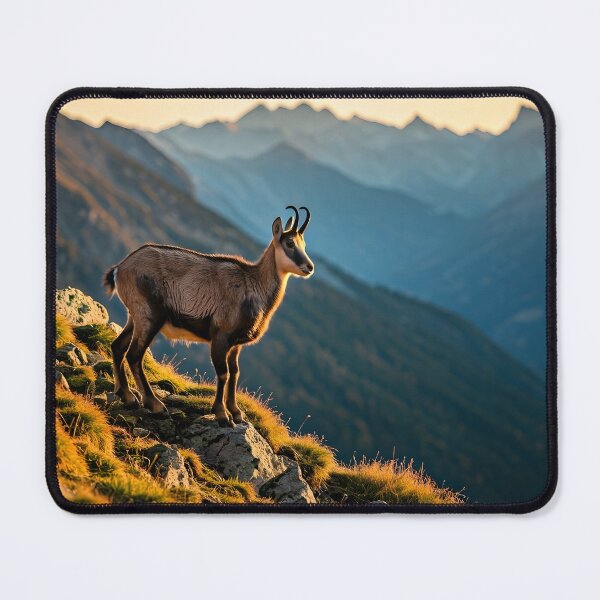 Item preview, Mountain Grace – Chamois in the Wild designed and sold by PawPrintedArt.