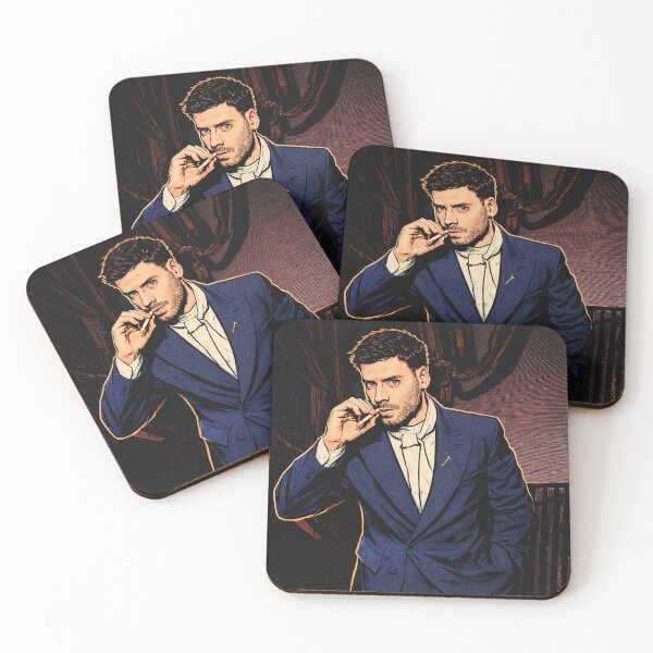 Item preview, François Arnaud from Heated Rivalry takes a puff (fan art) designed and sold by PopCultureAndStuff.