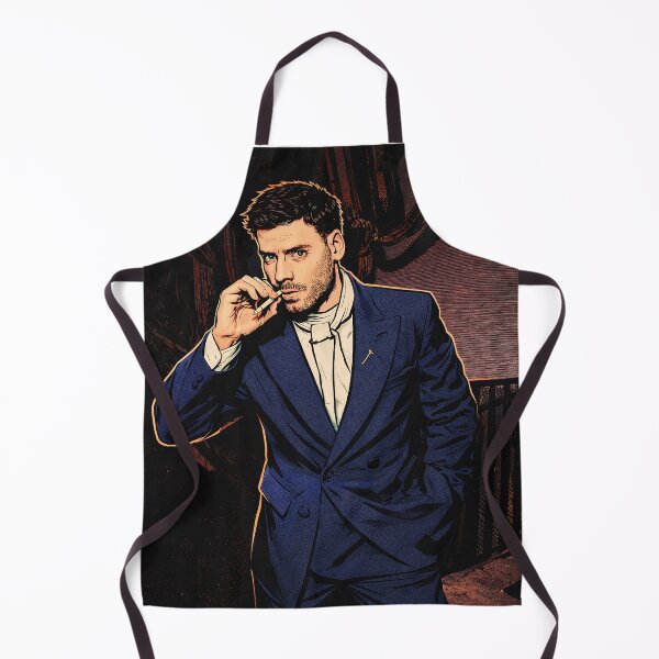 Item preview, François Arnaud from Heated Rivalry takes a puff (fan art) designed and sold by PopCultureAndStuff.