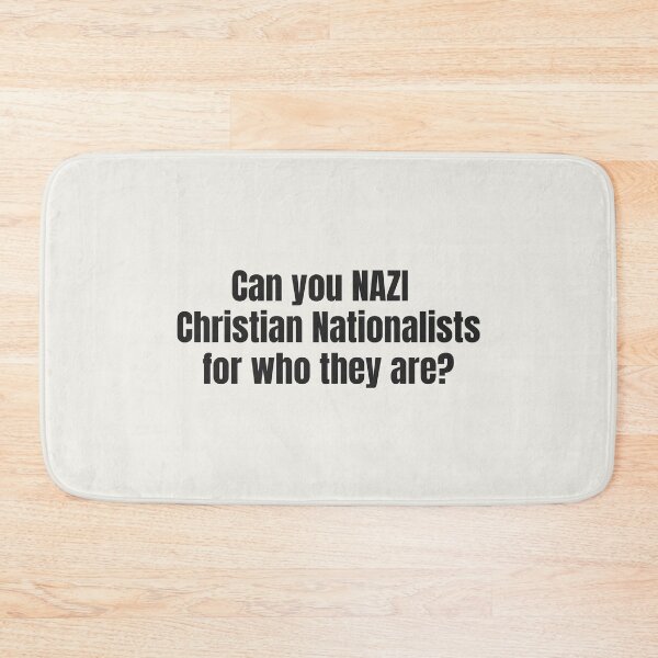 Item preview, Can you NotSee Christian Nationalists for who they are? - Anti fascist - Pro Demoncracy designed and sold by EvergreenRevolt.