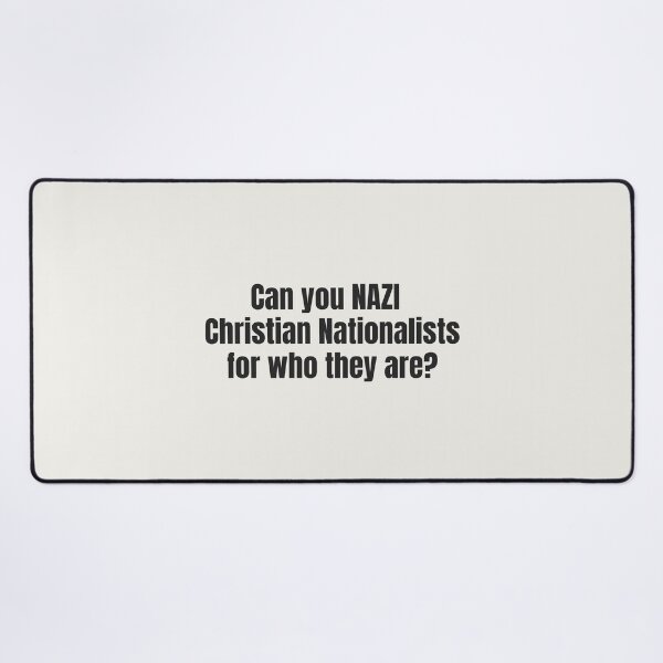 Item preview, Can you NotSee Christian Nationalists for who they are? - Anti fascist - Pro Demoncracy designed and sold by EvergreenRevolt.