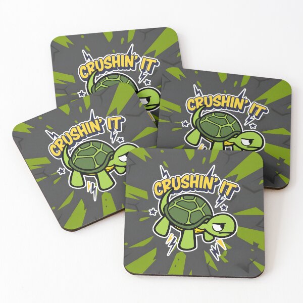 Item preview, turtle crushin' it designed and sold by Taridesign.